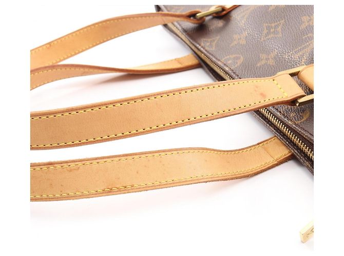 Borsa a Spalla Louis Vuitton Cabas Piano Marrone - vista 9
