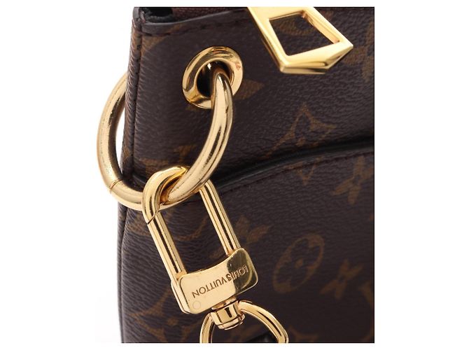 Borsa a tracolla Louis Vuitton Odeon NM PM Marrone Nero - vista 7