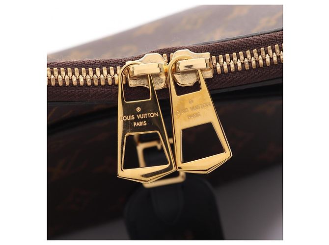 Borsa a tracolla Louis Vuitton Odeon NM PM Marrone Nero - vista 8