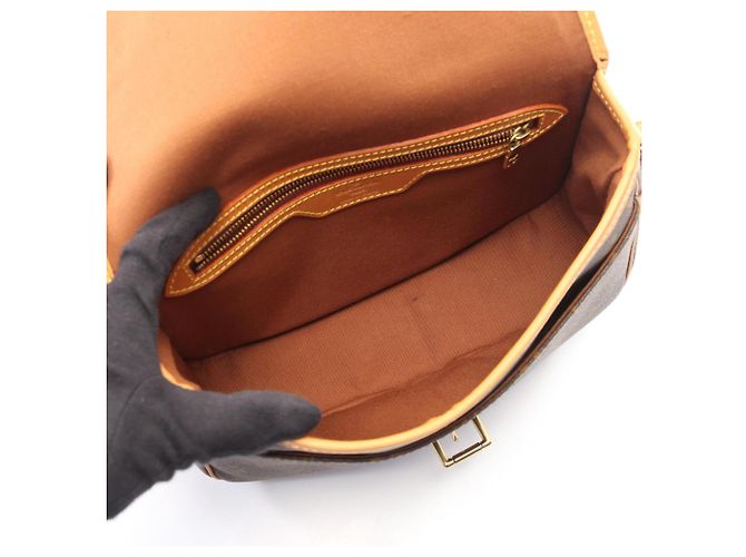 Borsa a Spalla Louis Vuitton Sologne Marrone - vista 3