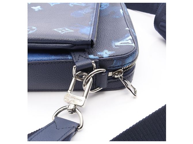 Borsa Trio Messenger Louis Vuitton Blu Blu navy - vista 8