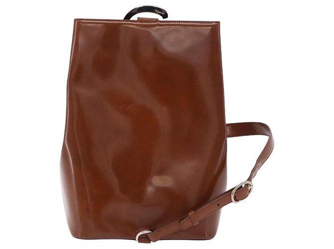 Cartier Panthère pelle lucida Medium Marrone - vista 2