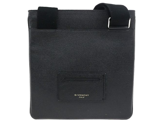 Givenchy Logo Messenger Leather Medium Black - view 2