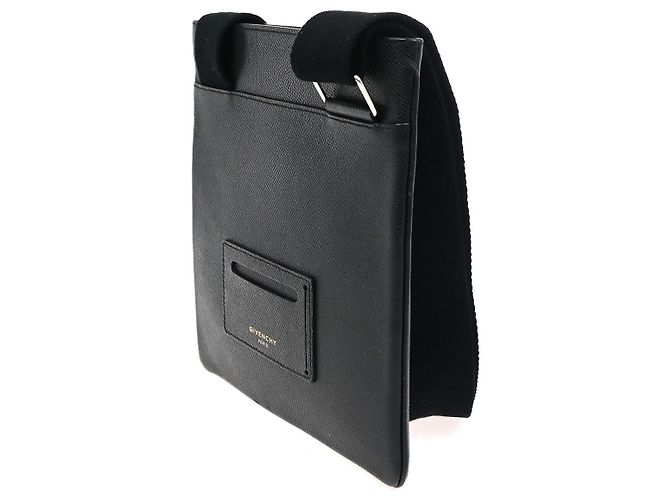 Givenchy Logo Messenger Leather Medium Black - view 4