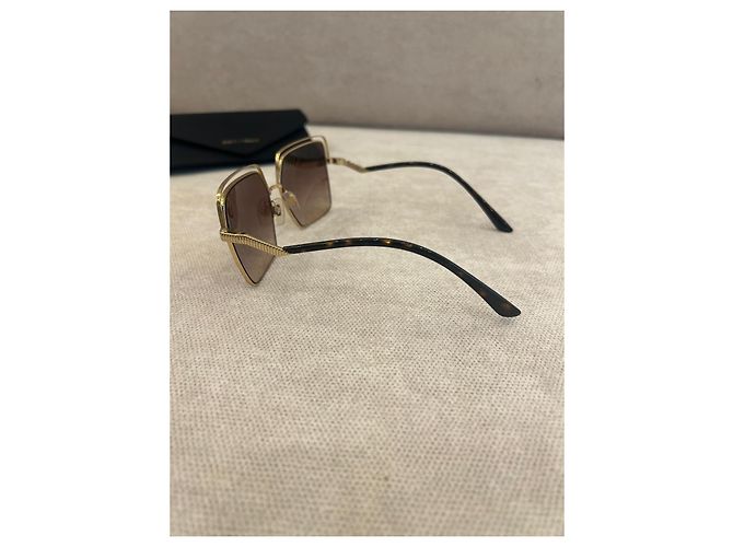 Dolce & Gabbana Gafas de sol cuadradas doradas Castaño Dorado - vista 6