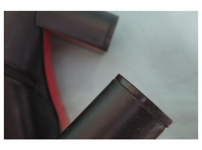 Christian Louboutin Stivaletti in Pelle Nera - vista 12