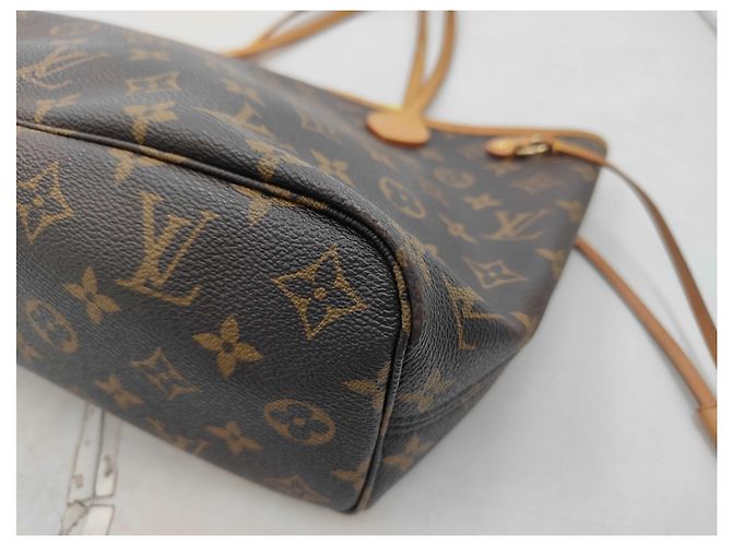 Tote Louis Vuitton Neverfull Monogram Canvas MM Marrone - vista 6