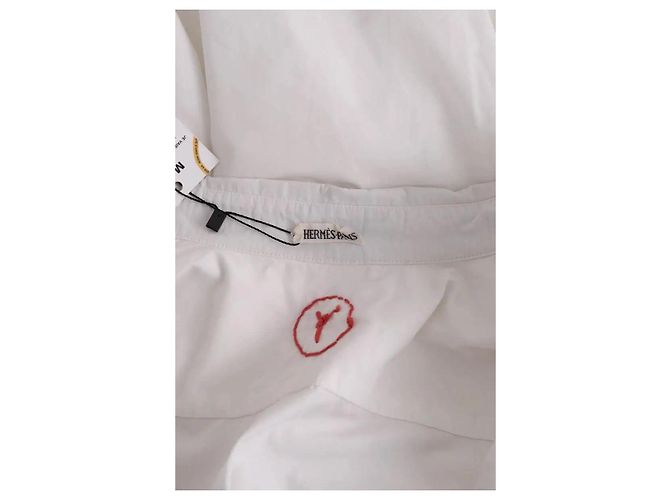 Hermès Túnica blanca Blanco - vista 6