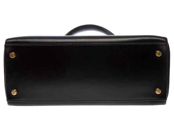 Hermès Borsa HERMES Kelly 28 in Pelle Nera - 103709 Nero - vista 11