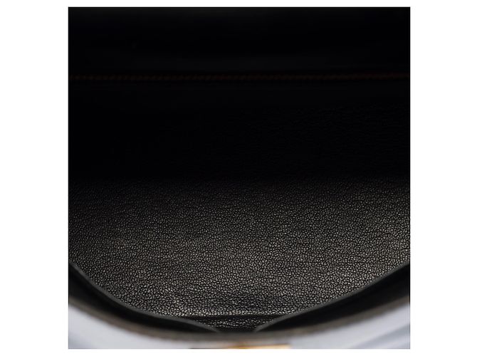 Hermès Borsa HERMES Kelly 28 in Pelle Nera - 103709 Nero - vista 9