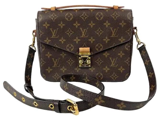 Louis Vuitton Monogram Pochette Metis Marrone - vista 2