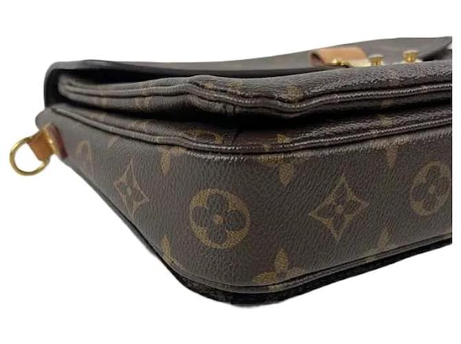 Louis Vuitton Monogram Pochette Metis Marrone - vista 3