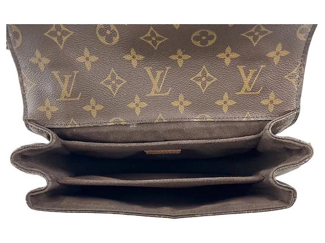 Louis Vuitton Monogram Pochette Metis Marrone - vista 5