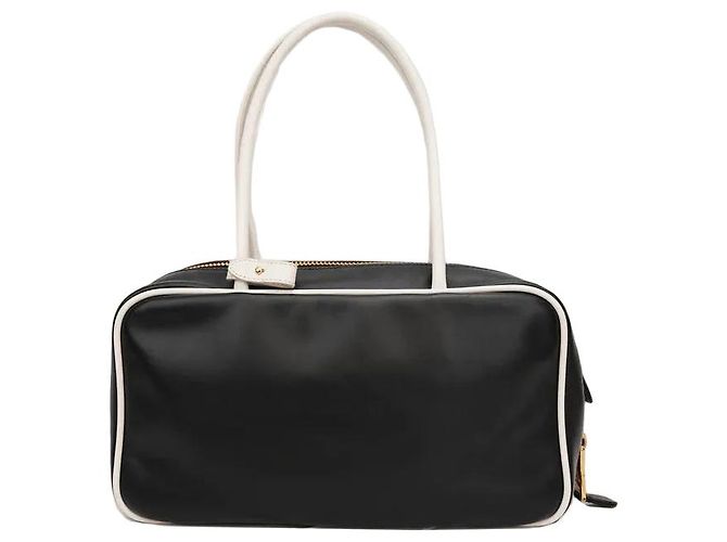 Borsa a mano Miu Miu Soft Calf Beau Nero - vista 3