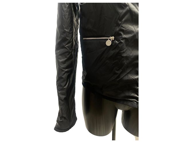 Chanel Reversible Leichte Jacke – Tweed-Print & Solid Black - Ansicht 6