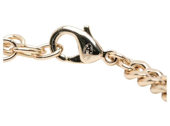 Collana a catena Rogue con logo vintage Chanel D'oro - vista 5