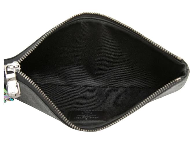 Pochette Louis Vuitton x Fragment Monogram Eclipse Flash Nero - vista 4