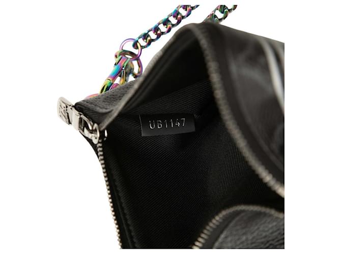 Pochette Louis Vuitton x Fragment Monogram Eclipse Flash Nero - vista 6