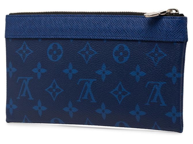 Louis Vuitton Taigarama Pochette Discovery PM Blu Blu navy - vista 2
