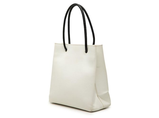 Borsa Balenciaga XXS Shopping Tote Nero Bianco - vista 2
