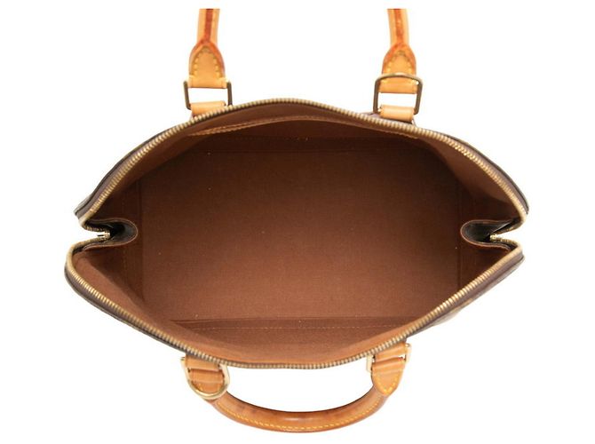 Borsa Louis Vuitton Monogram Alma Marrone - vista 4