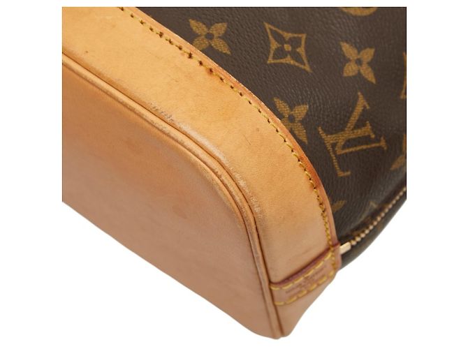 Borsa Louis Vuitton Monogram Alma PM Marrone - vista 4