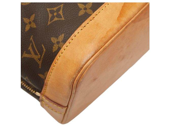 Borsa Louis Vuitton Monogram Alma PM Marrone - vista 5