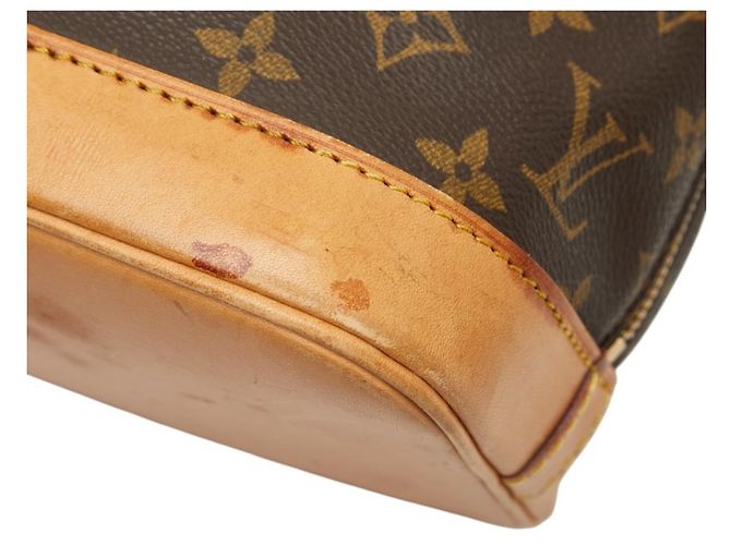 Borsa Louis Vuitton Monogram Alma PM Marrone - vista 6