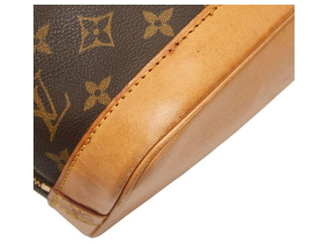 Borsa Louis Vuitton Monogram Alma PM Marrone - vista 7