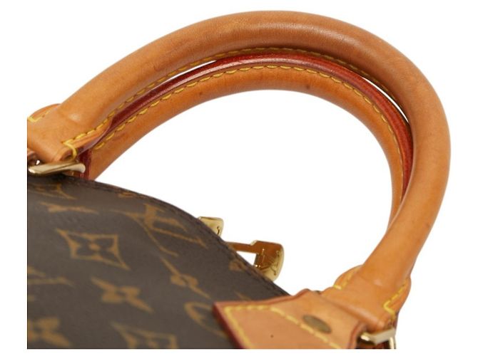 Borsa Louis Vuitton Monogram Alma PM Marrone - vista 8