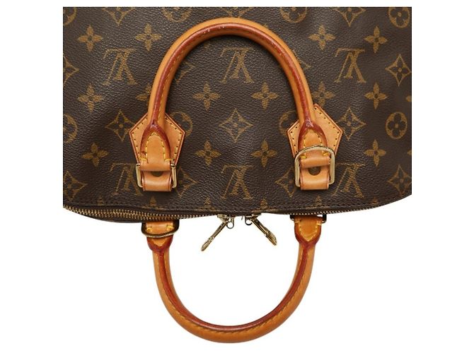 Borsa Louis Vuitton Monogram Alma PM Marrone - vista 9
