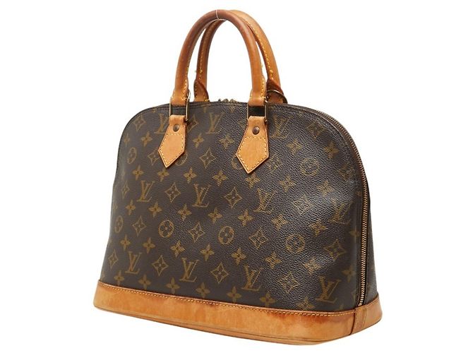 Borsa Louis Vuitton Monogram Alma PM Marrone - vista 2