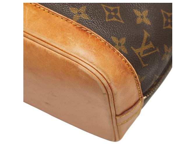Borsa Louis Vuitton Monogram Alma PM Marrone - vista 4