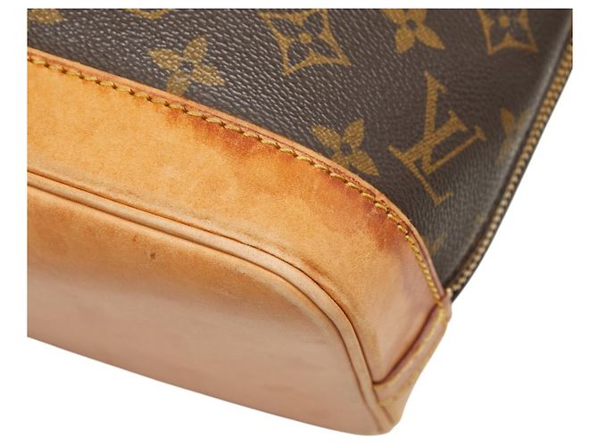 Borsa Louis Vuitton Monogram Alma PM Marrone - vista 6