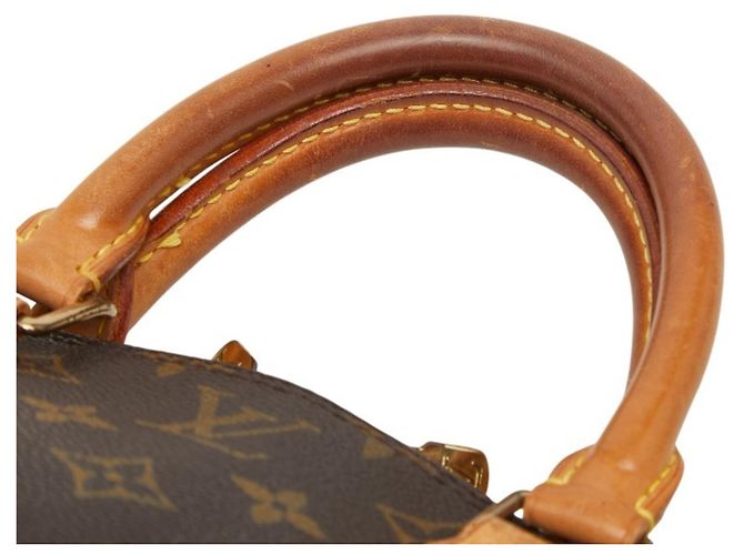 Borsa Louis Vuitton Monogram Alma PM Marrone - vista 8