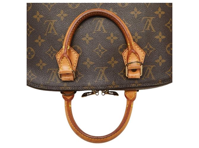 Borsa Louis Vuitton Monogram Alma PM Marrone - vista 9