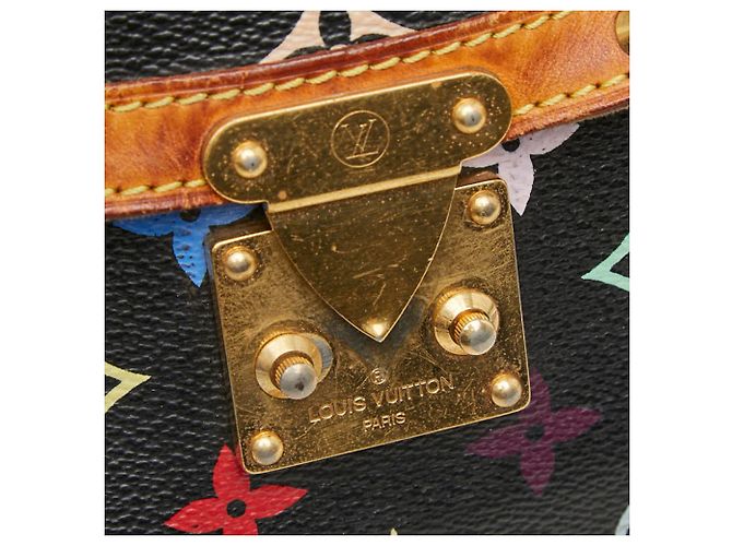 Borsa a tracolla Louis Vuitton Monogram Multicolor Sologne Marrone Nero - vista 14
