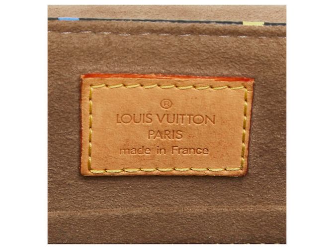 Borsa a tracolla Louis Vuitton Monogram Multicolor Sologne Marrone Nero - vista 17