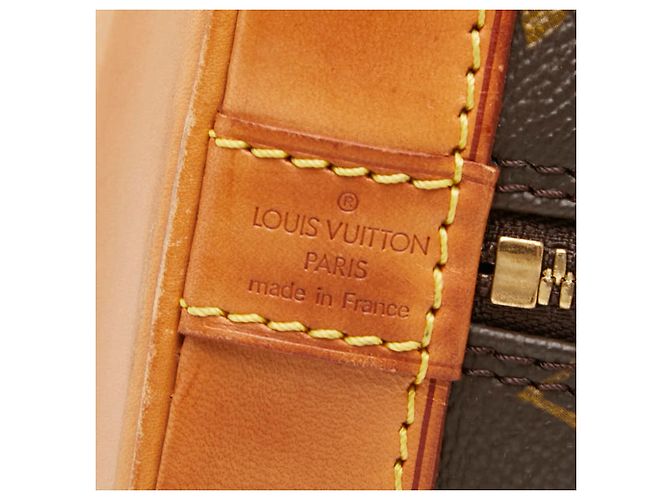 Bolso Louis Vuitton Monogram Alma PM Castaño - vista 10
