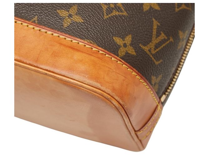 Bolso Louis Vuitton Monogram Alma PM Castaño - vista 6