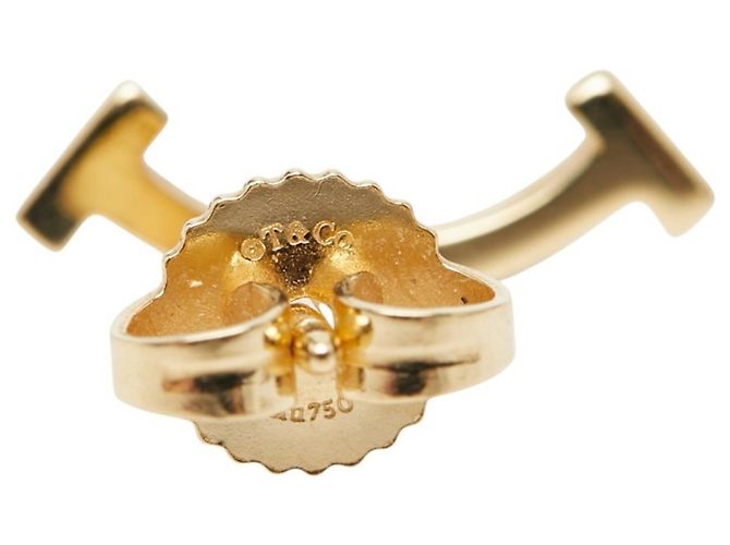 Pendientes de botón T Smile de Tiffany & Co. Dorado - vista 5