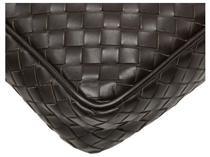 Borsa a tracolla in pelle marrone Intrecciato Bottega Veneta - vista 6