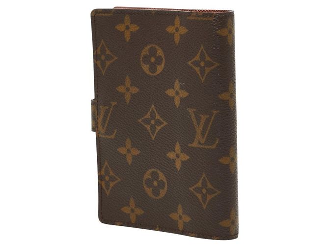 Funda de agenda Louis Vuitton Monogram Agenda PM Castaño - vista 2