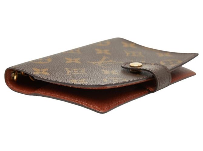 Funda de agenda Louis Vuitton Monogram Agenda PM Castaño - vista 4