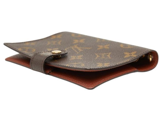Funda de agenda Louis Vuitton Monogram Agenda PM Castaño - vista 5