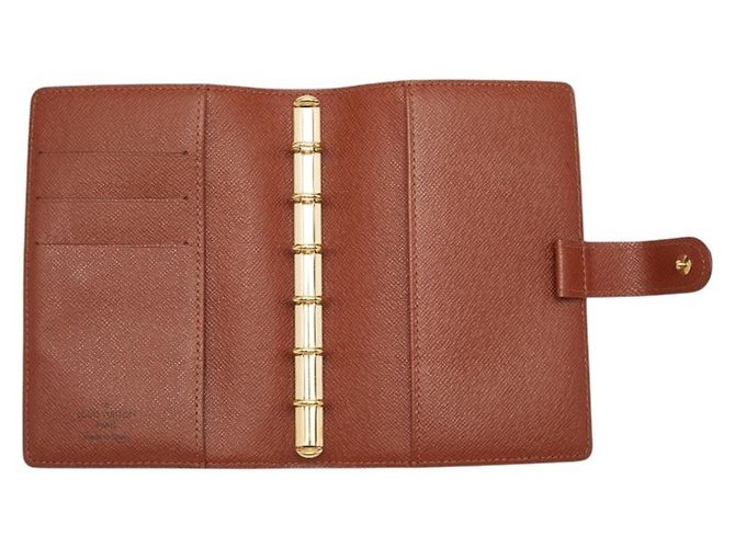 Funda de agenda Louis Vuitton Monogram Agenda PM Castaño - vista 7