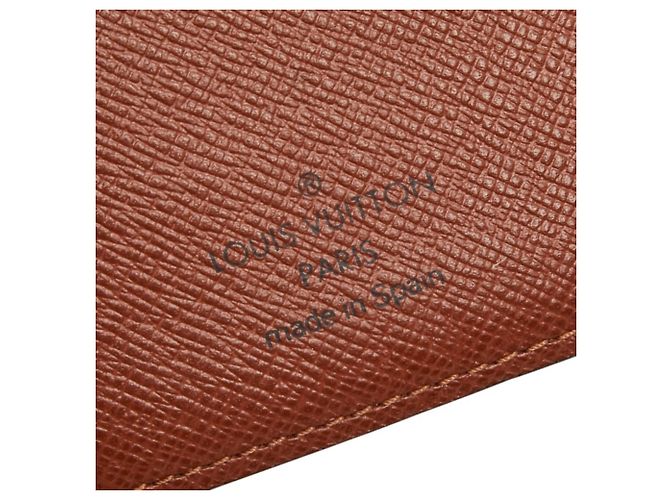 Funda de agenda Louis Vuitton Monogram Agenda PM Castaño - vista 8
