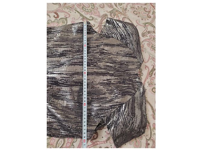 Abito Scultoreo Metallizzato Argento e Nero Alexander McQueen Silver hardware - vista 13