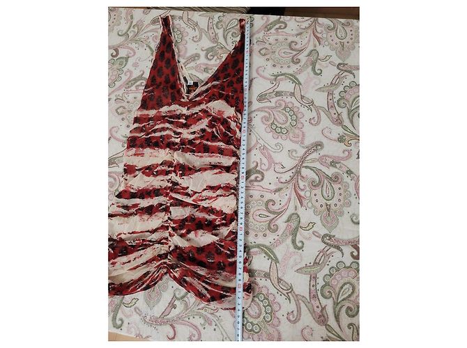 Jean Paul Gaultier Soleil top sin mangas Negro Blanco Roja - vista 6