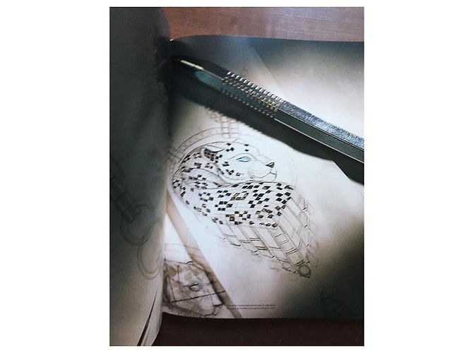 Libro d'Arte Cartier Panthère Assouline Nero Bianco Rosso - vista 5